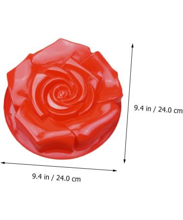 Rose Cake Mold Silicone Cake Moulds Cakesicles Mold Silicone Rose DIY Mold Silicone Candle Mold Silicone Bread Loaf Pan Nonstick Cupcake Tin Crisper Pan Silica Gel Muffin Non Stick 24X24X5CM - Buy Online on SooperMarket.com