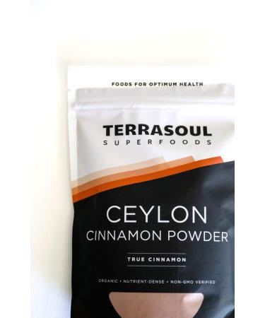 Terrasoul Superfoods Organic Ceylon Cinnamon Powder 16 Oz - Lab-Tested for Authenticity, Premium Quality and Flavor - 1lb Pack - Buy Online on SooperMarket.com