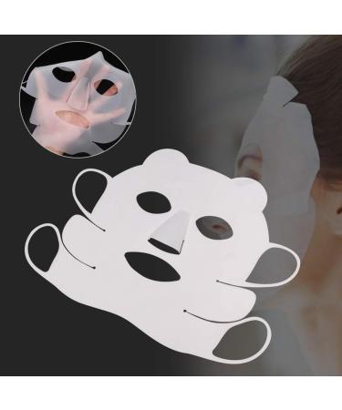 Facial Mask Cover Reusable Silicone Facial Mask Cover Panda Ear-Hook Sheet Mask Cover Prevent Serum Evaporation Beauty Tool Face Wrap for Any Skin Type - Buy Online on SooperMarket.com