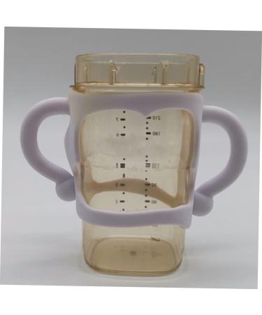 Kisangel 14 Pack Baby Bottle Handle Gripper Toys - Toddler Milk Feeder Handle & Beak Cup - White - Ideal for Baby Food & Feeding Accessories - Buy Online on SooperMarket.com