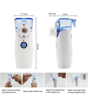 Portable Mesh Nebulizer - Handheld Personal Inhaler for Breathing, Travel & Daily Use - Buy Online on SooperMarket.com