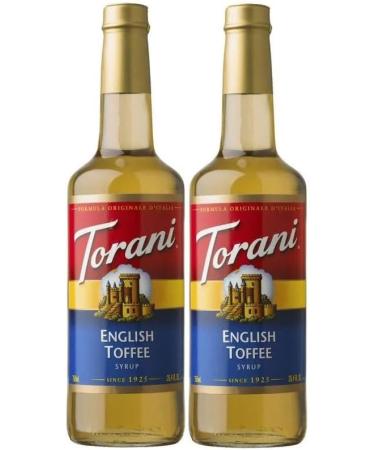 Torani English Toffee Flavour Syrup 750ml 2 Pack - Buy Online on SooperMarket.com