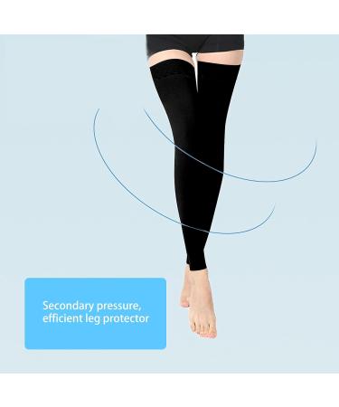 Buy Sonew Compression Stockings - Toeless Long Leg Cuffs for Men & Women | Non-Slip Travel Socks for Sports & Hiking (XXL) - International Shipping - Buy Online on SooperMarket.com