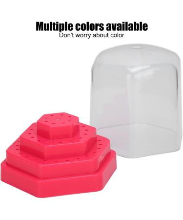 Nail Drill Bits Box Case Nails Necessary Tool Nail Drill Bits Storage Stand Plastic 48 Hole for Home Use for Nail Salon() Pink - Buy Online on SooperMarket.com