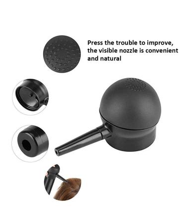 Waterproof Hair Fibers Powder for Thinning Hair & Hair Loss - Dark Brown - Instant Thickening with Spray Applicator for Men & Women - Bald Spots Filler - Undetectable & Long-Lasting Results - Buy Online on SooperMarket.com