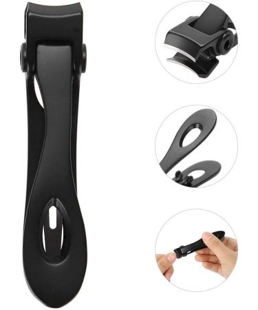 MUNEFE Nail Trimmer Stainless Steel Nail Clippers Portable Nail Clippers Suitable for Nail Salon and PERSONALLY Use(black) - Buy Online on SooperMarket.com