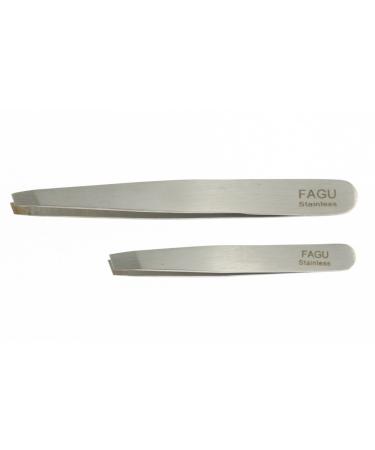 Mini cosmetic tweezers diagonally 5cm