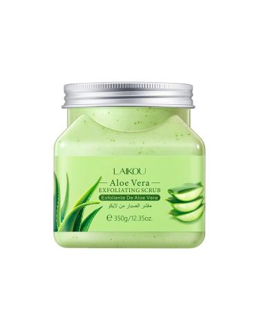 AKARY Organic Aloe Vera Exfoliating Scrub  Ultra Hydrating and Exfoliating Scrub for Nourishing Essential Body Care Moisturize  Helps with Acne  Cellulite  Dead Skin Scars