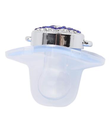 Ultraweicher Baby-Schnuller in Gr ße M - Sichere Strasskrone Entw hnter Schnuller in Blau f r internationalen Versand - Buy Online on SooperMarket.com