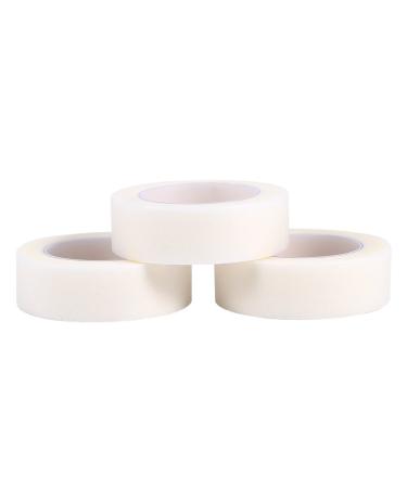 3 Rolls Eyelash Extensions Tapes No Burrs Protection Isolated Stickers Under Eye Pads Eyelash Extension Supply for Eyelash Extensions