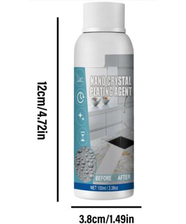 LONGLUAN Furniture Marble Scratch Repair Refurbishment Agent Stone Nano Crystal-Plating Agent Nanometer Crystal Plating Agent Marble Cleaner Stain Remover Marble Stone Cleaner Polishes (3pcs) - Buy Online on SooperMarket.com