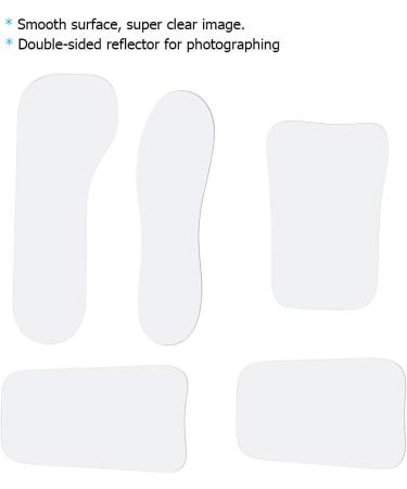 Ankroyu 5PC Reflector Levels - 2-Sided Intraoral & Lingual Buccal Mirrors for Dentists - Optimal Clinical Tools - Buy Online on SooperMarket.com