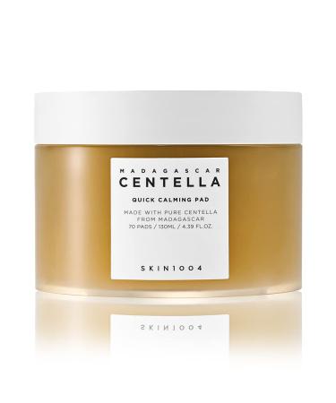 SKIN1004 Madagascar Centella Quick Calming Pad 70ea 130ml Quick Calming Effects Soothing for Sensitive Skin