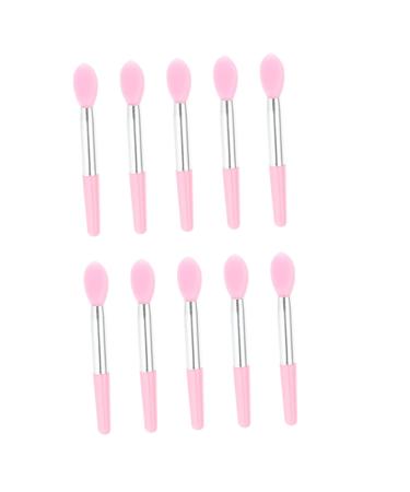Mikinona 10pcs Lip Mask Spoon Lipstick Applicator Creamy Eyeshadow Cream Makeup Brush Concealer Brush Eyeshadow Makeup Brush Lip Liner Makeup Tools Miss Cosmetic Pink