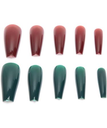 Solid Color Fake Nails Colorful False Nails Pure Color Full Cover Nail Tip Artificial Fake Nails Long Full Coverage False Nails French Nail Acrylic Fake Nails (04) - Buy Online on SooperMarket.com