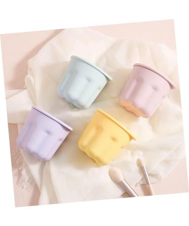 minkissy 6 Sets Pp Washing Bowl Makeup Cleaner Mat Cleaning Bowl Brush Cleaning Pad Puff Cleaning Scrubber Makeup Cleaning Mat Tool Beauty Kit Makeup Brush Cleaning Kit Silica Gel - Buy Online on SooperMarket.com