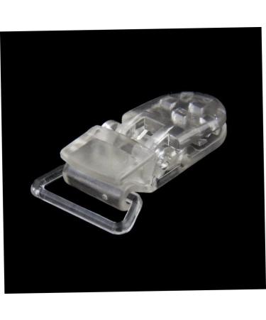 Obelunrp Plastic Suspender Clips - 10pcs Dummy Pacifier Holder for Teethers Bibs & Toys | International Shipping - Buy Online on SooperMarket.com