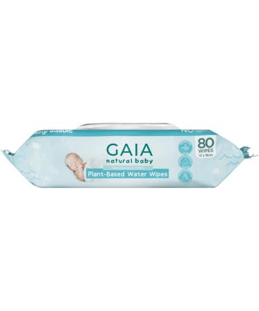 Gaia Natural Baby Water Wipes Gentle Care for Your Little One Gaia Natural Baby Water Wipes Your Choice for Pure Plastic-Free Sensitive Baby Care - Buy Online on SooperMarket.com
