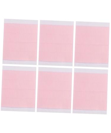 NOLITOY 6 Sheets Double Eyelid Beauty Stickers Eyes Lift Woman 2.8x0.2cm Pink