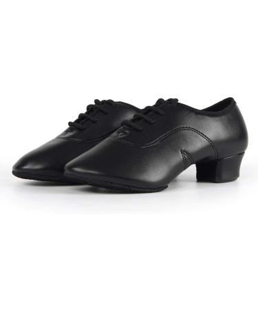 JUODVMP Men's Black Dance Shoes - Modern Latin Jazz Salsa Tango & Ballroom - Buy Online on SooperMarket.com