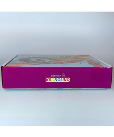 SCHMETTERLINE Kronolino Wooden Learning Clock | Rainbow Colors for Playful Time Learning | Ages 3+ - Buy Online on SooperMarket.com