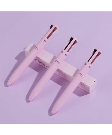 Multi Pencil Makeup Waterproof Multi-Functional Brow | Beauty Product for Women for Travel Comes with Eyeliner Brow Lipliner and Highlighter Puchen Pink - Buy Online on SooperMarket.com
