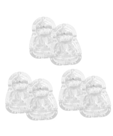 6 Pcs Vegetable Shaping Mold Vegetables Fruit Garden Transparent Melon Mold Multifunction Watermelon Transparentx3pcs 10x7cmx3pcs