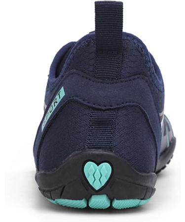 Surwin Barefoot Shoes for Men & Women - Non-Slip Quick Drying Water & Beach Shoes | Sizes 36-47 | Breathable & Lightweight Aquasiums in Navy Blue - Buy Online on SooperMarket.com