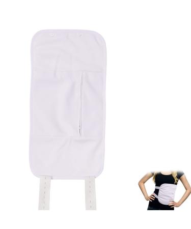Lyoveu Castor Oil Pack Castor Oil Pack Wrap Castor Oil Organic castor oil pack compress castor oil wrap Castor Oil Pack Massage Belt Compress Reusable White 24x48cm
