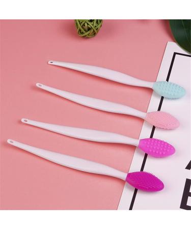 Silicone Double Sides Nose Exfoliator Blackhead Removal Head Face Cleaning Brush Durable and Practical - Buy Online on SooperMarket.com