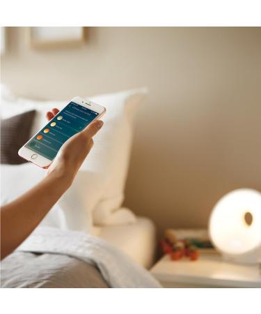 Philips Connected Sleep & Wake-Up Light HF3671/01 | Ambitrak Sensor Relaxation Features WiFi & SleePmapper App for Better Sleep - Buy Online on SooperMarket.com
