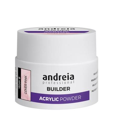 Andreia Professional Acrylic Builder Powder for Nail Extensions - Self Levelling Durable Long Lasting - Salon Quality - Cover Pink 35g Powder Cover Pink 35g