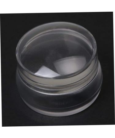 Clear Jelly Nail Art Stamper & Scraper - Transparent Silicone Stamping Tool Set for Perfect Manicure - Buy Online on SooperMarket.com