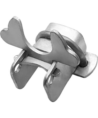 1-3/8 x 1-3/8 Galvanized Steel Kennel Gate Latch for Chain Link Fence - Dog Kennel Hardware - Buy Online on SooperMarket.com