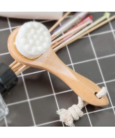 Pcivzxam Bamboo Wood Handle Cleansing Brush Tools Soft Fber Hair Manual Face Brush Cleaning Face Brushes - D - Buy Online on SooperMarket.com