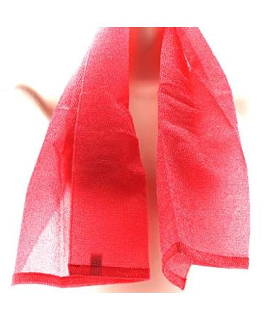 SONGWOL Exfoliating Long Scrub Wash Towel 35.8 X 12.6 - Beauty Skin Bath Cloth | Made in Korea (2pc Set - Red & Blue) - Buy Online on SooperMarket.com