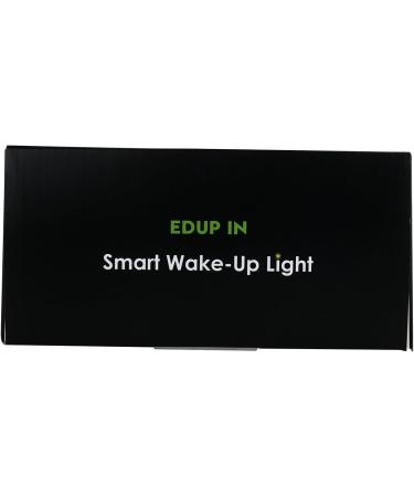 Buy Edup Lichtwecker Wake Up Light - Sunrise Simulation Bluetooth Speaker App Control 4 Alarms 16M Colors 7 Natural Sounds - Dimmable Night Light & USB Radio Adapter - Buy Online on SooperMarket.com