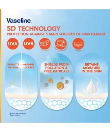 Vaseline Healthy Bright SPF50 + PA++++ Serum - Daily Protection & Brightening 300ml (10.14 Fl Oz) | International Shipping Available - Buy Online on SooperMarket.com