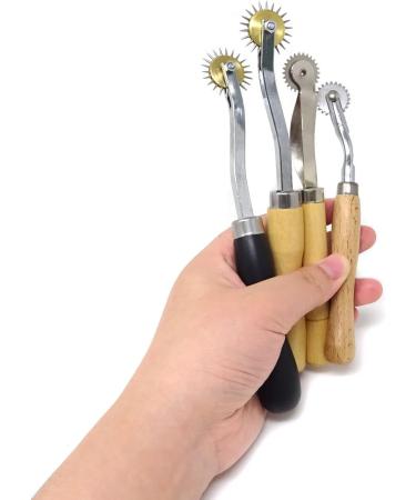 Honbay 4PCS Sewing Tracing Wheel Set for Professional Stitch Marking and Leathercraft - Buy Online on SooperMarket.com