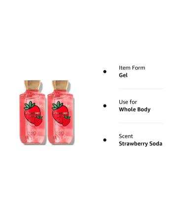 Bath & Body Works Strawberry Soda Shower Gel Gift Set - 2 Pack (10 Oz each) - Buy Online on SooperMarket.com