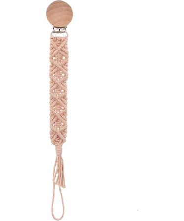 WT-DDJJK Pacifier Chain - Woven Cotton Rope Baby Pacifier Clip & Dummy Holder | International Shipping Available - Buy Online on SooperMarket.com