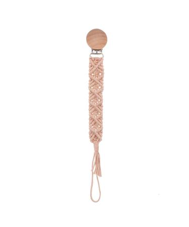 Tian-K Baby Pacifier Chain | Cotton Rope Woven Dummy Holder | Drip Protection & Bite Ring for Kids | International Shipping - Buy Online on SooperMarket.com