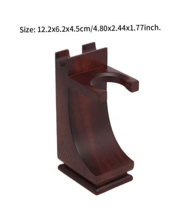 Premium Shaving Brush Stand - Wooden Holder with Non-Slip Base for Razors & Brushes | International Shipping - Buy Online on SooperMarket.com