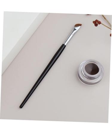 KALLORY 6pcs Eyebrow Brush Gel Eyeliner Gel Liner Eyeliner Makeup Supplies Cosmetic Brush Flat Head Miss Die 16X1CM As Shown - Buy Online on SooperMarket.com