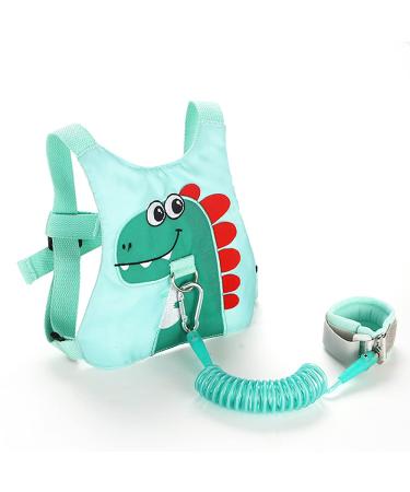 Green Toddler Leash & Anti-Lost Wrist Link for Baby Walking Safety | Boys/Girls Travel Harness - Buy Online on SooperMarket.com