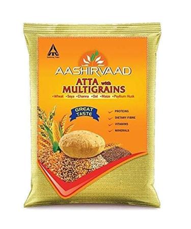 Aashirvaad Atta Multigrain - 10 kg | Blend of Wholesome Grains for Healthy Living | 100% Pure and Natural | Soft & Fluffy Rotis
