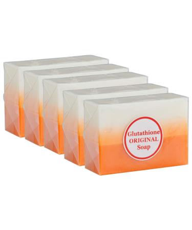 Glutathione & Kojic Acid Original Dual Soap - For Flawless Glowing Skin (5 Bars)