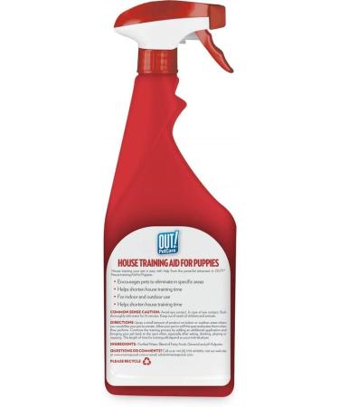 OUT! Indoor and Outdoor Dog and Puppy Training Spray | House-Training Aid| 500ml 500 ml (Pack of 1) - Buy Online on SooperMarket.com