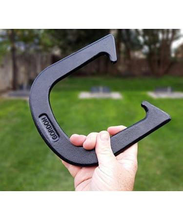 Gordon Professional Pitching Horseshoes | NHPA Sanctioned for Tournament Play | Drop Forged Construction | Black Finish | Medium Weight | One Pair - Buy Online on SooperMarket.com
