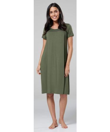 Happy Mama Labor Delivery Hospital Gown Breastfeeding Maternity - Khaki - Buy Online on SooperMarket.com
